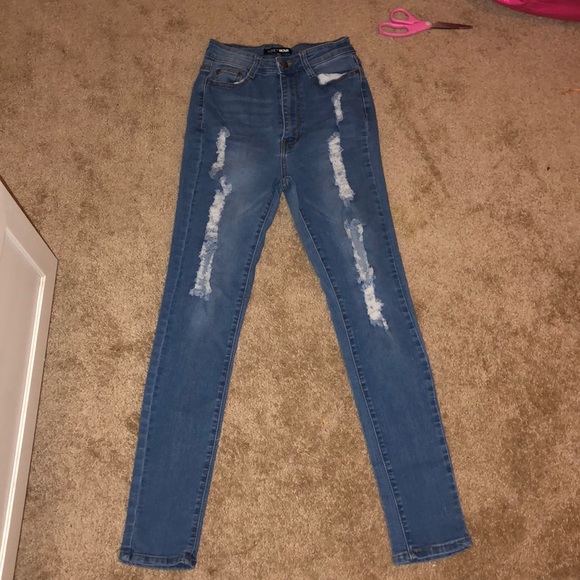 Ripped skinny jeans - Picture 1 of 3